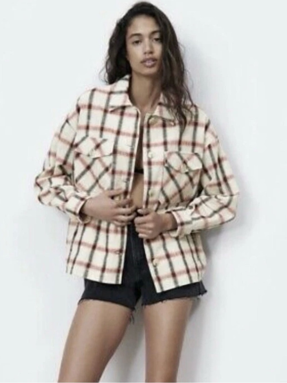 Italian Fabric Zara Plaid Shacket